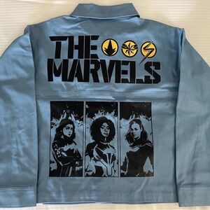 Marvel The Marvels Kids Jacket – Blue – New With Tags